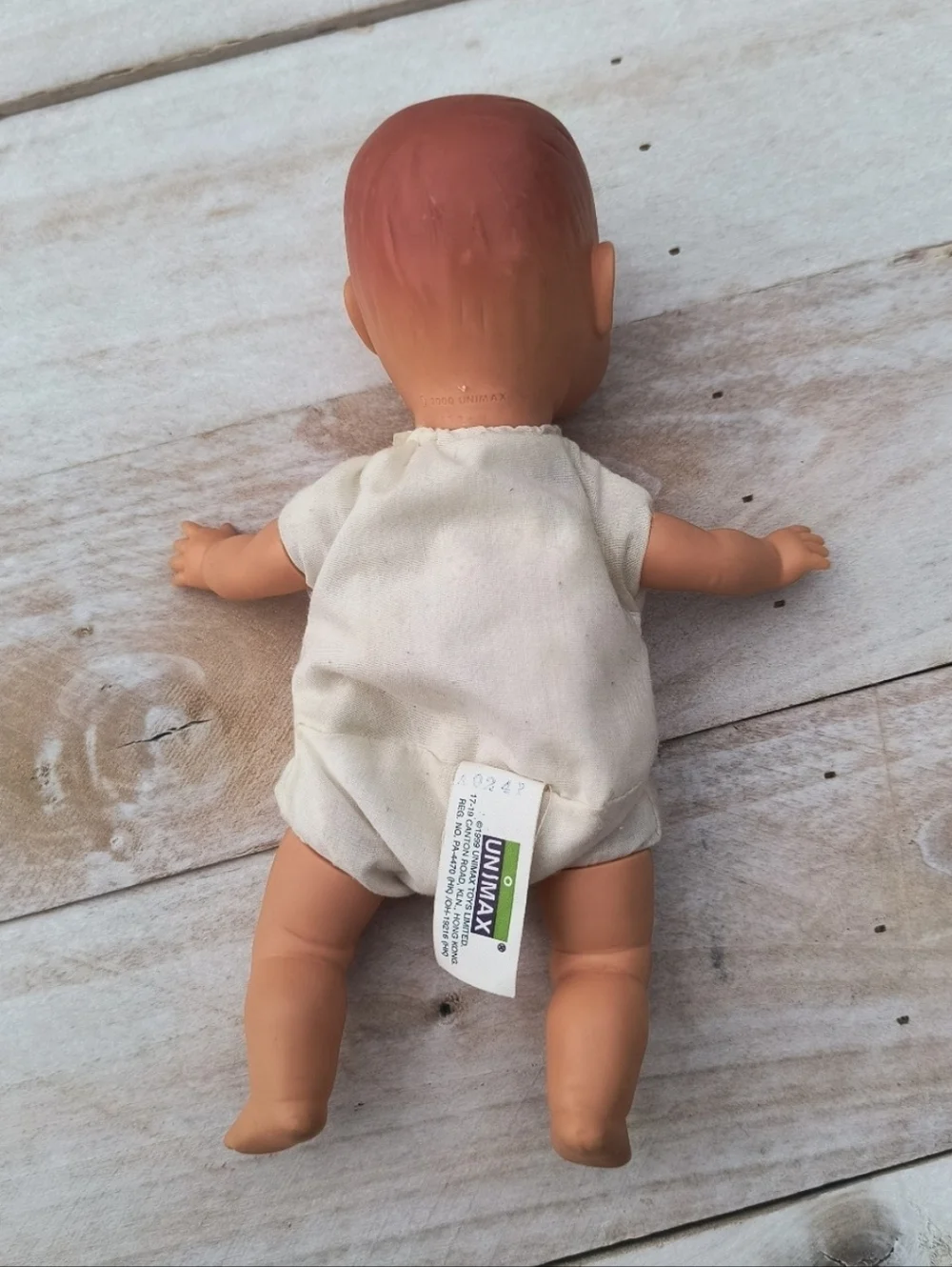 Vintage 2000 1999 Unimax Limited Beanbag Baby Doll Plush Toy 9